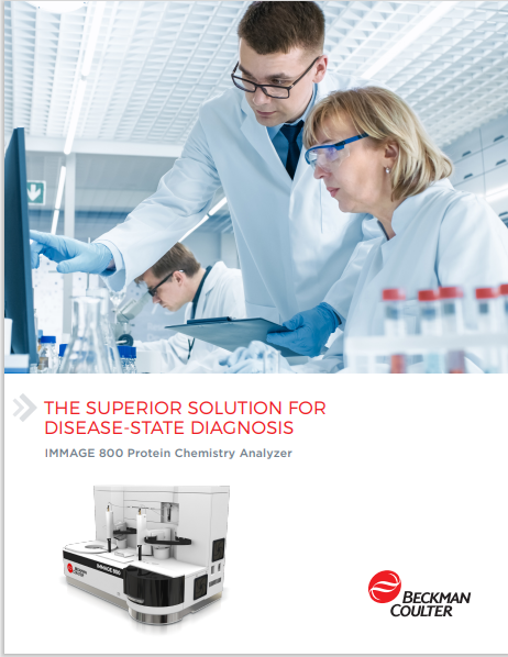 Beckman Coulter IMMAGE 800 Protein chemistry Analyzer Brochure